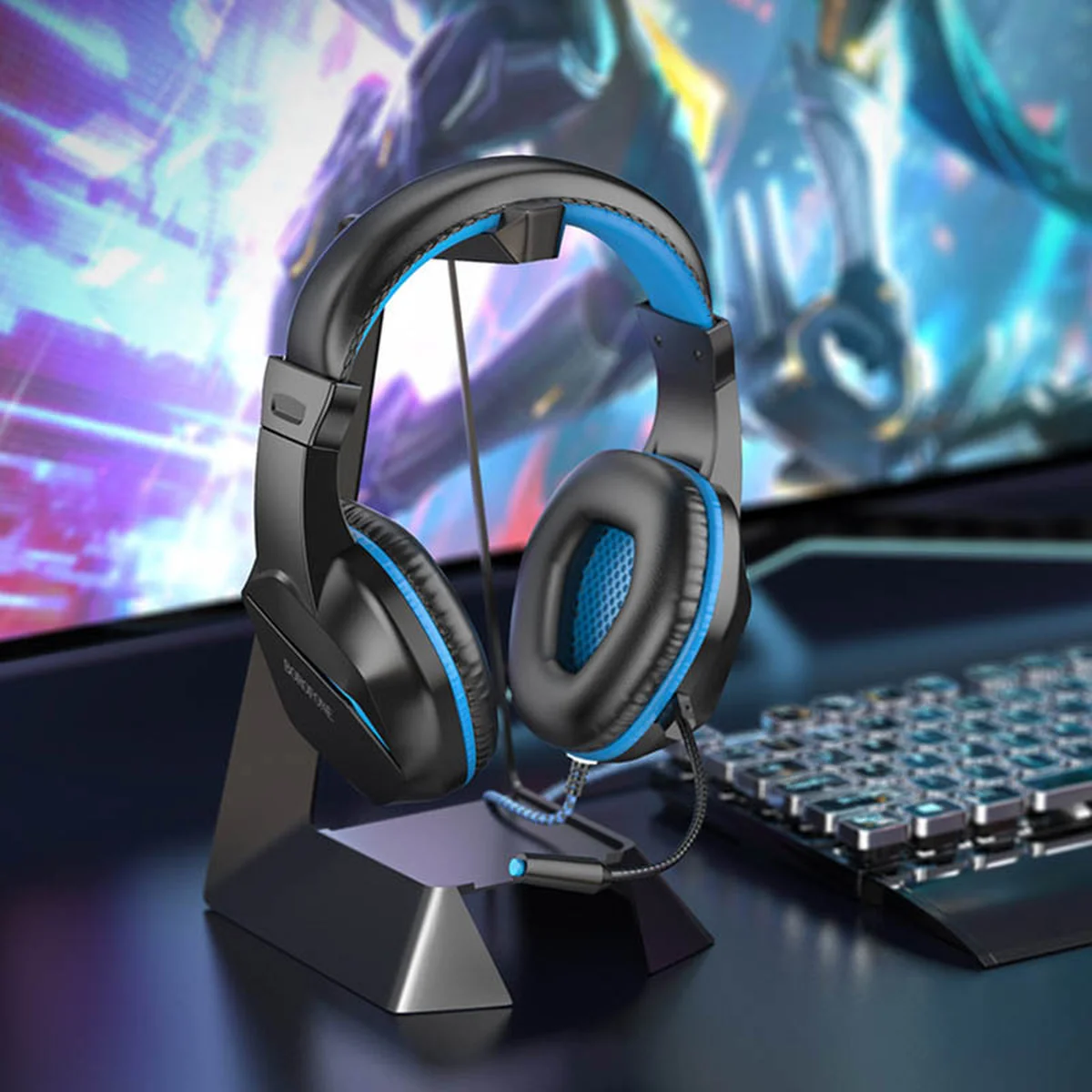 Стерео Наушники BOROFONE BO104 Голубой