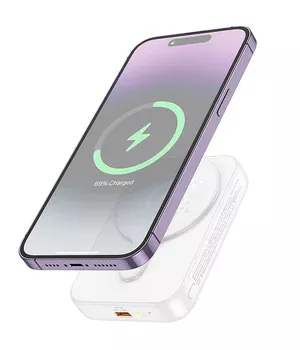 Портативний зарядний пристрій Power Bank Hoco J117A Esteem PD20W з БЗУ 10 000 mAh White