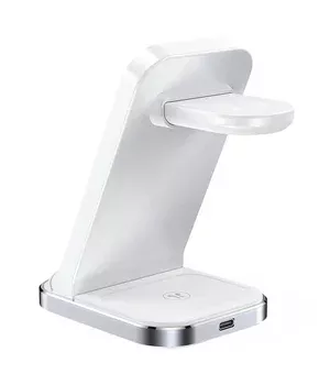 БЗУ Acefast E15 desktop 3-in-1 White