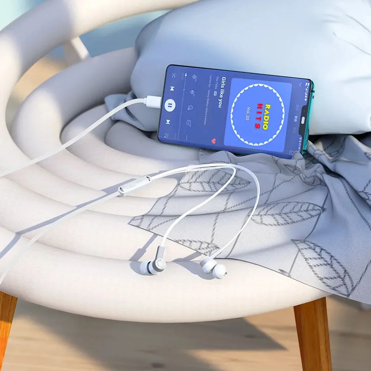 Стерео Наушники Hoco M86 Type-C White