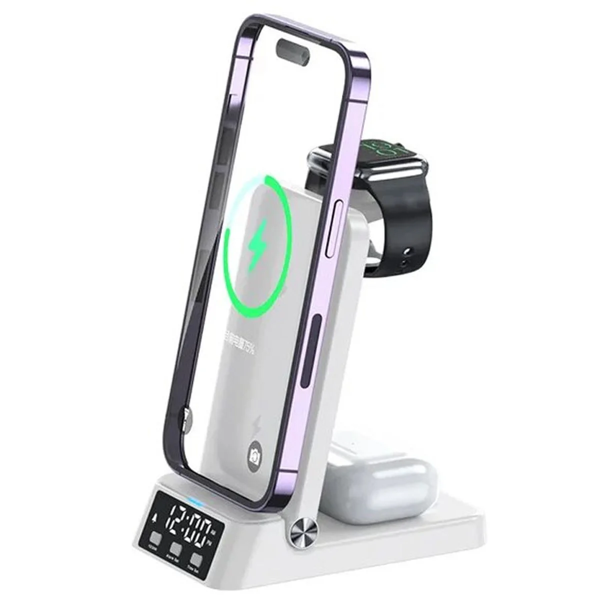 БЗУ + годинник А60 4in1 25W White