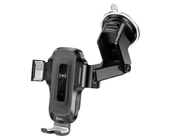 Автодержатель с БЗУ Hoco HW3 Black