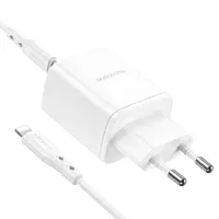 СЗУ Borofone BN9 PD35W (2Type-C) + Type-C to Lightning White