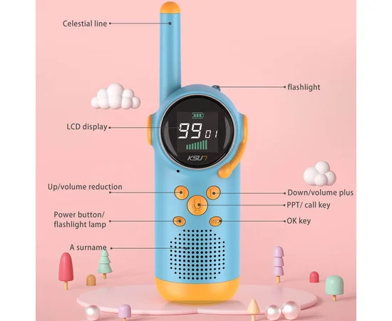 Дитяча рація Walkie Talkie D22 Blue