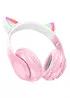 Накладные беспроводные наушники Hoco W42 Cat Cherry blossom