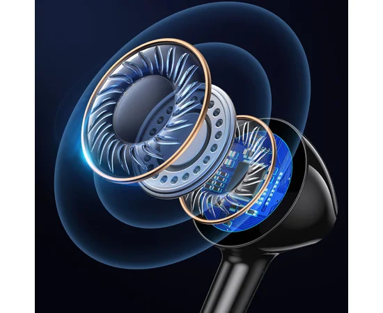 Навушники Usams US-SJ594 EP-47 з мікрофоном (3.5mm/1.2m) Black