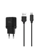 СЗУ Hoco C22A USB Charger 2.4A (+ кабель microUSB) Черный