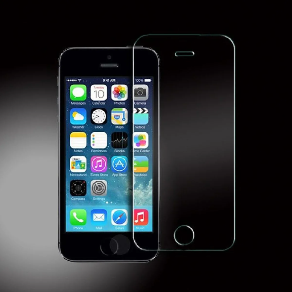 Переднее прозрачное стекло REMAX PLUS для iPhone 5/5S/SE/5C