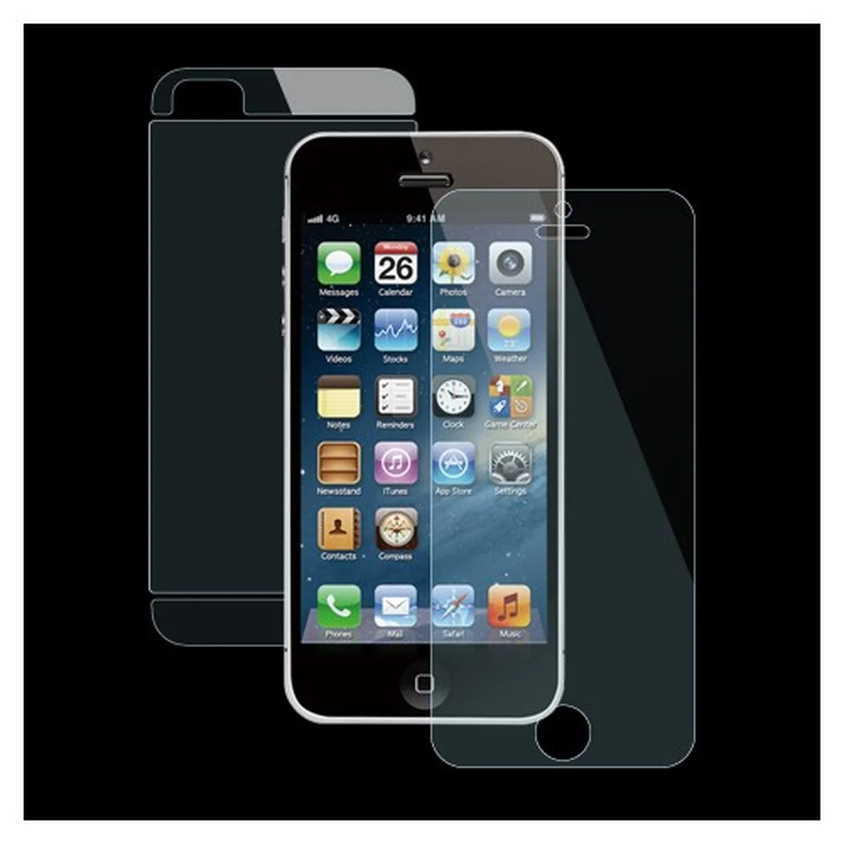 Комплект плівок (передня + задня частина) для iPhone 5 / 5S / SE