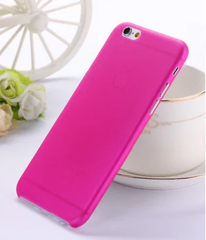Ультратонкий чехол "Ultrathin 0.3mm" розовый для iPhone 6/6S