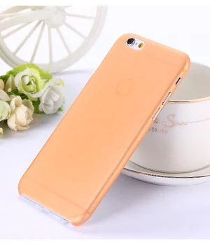 Ультратонкий чохол "Ultrathin 0.3mm" помаранчевий для iPhone 6/6S