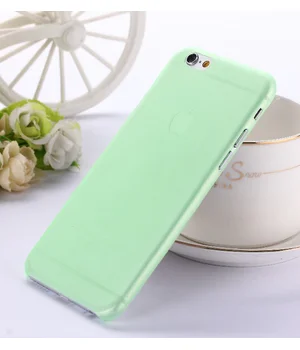 Ультратонкий чехол "Ultrathin 0.3mm" зеленый для iPhone 6/6S