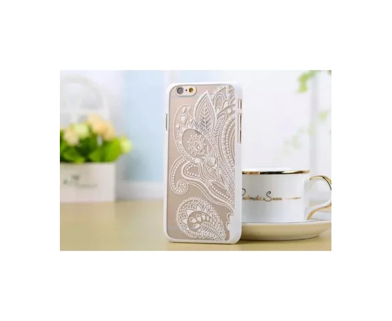 Чохол "Візерунок" пластиковий для iPhone 6 Plus / 6S Plus білий