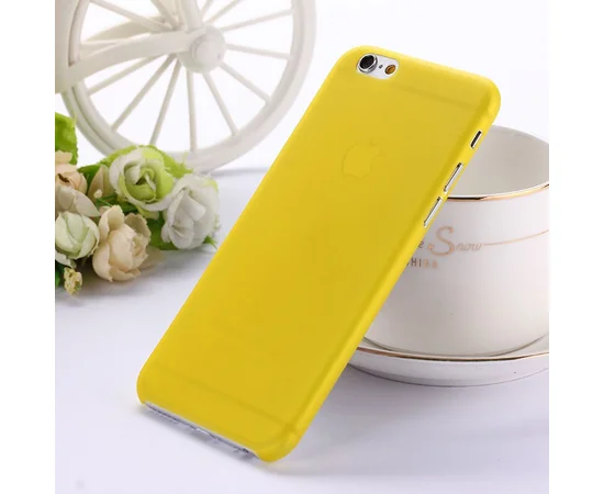 Ультратонкий чохол "Ultrathin 0.3mm" жовтий iPhone 6/6S