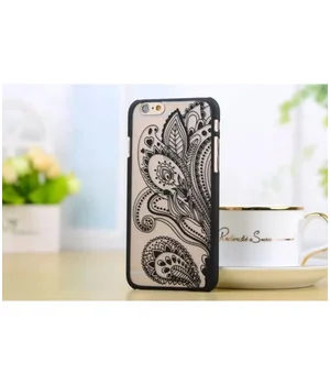 Чохол "Візерунок" пластиковий для iPhone 6 Plus / 6S Plus чорний