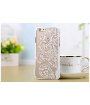 Чохол "Візерунок" пластиковий для iPhone 6 Plus / 6S Plus білий