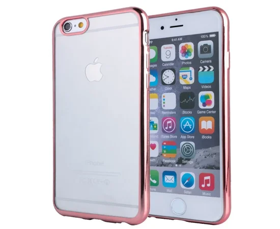 Силиконовый Rose Gold чехол для iPhone 6/6S
