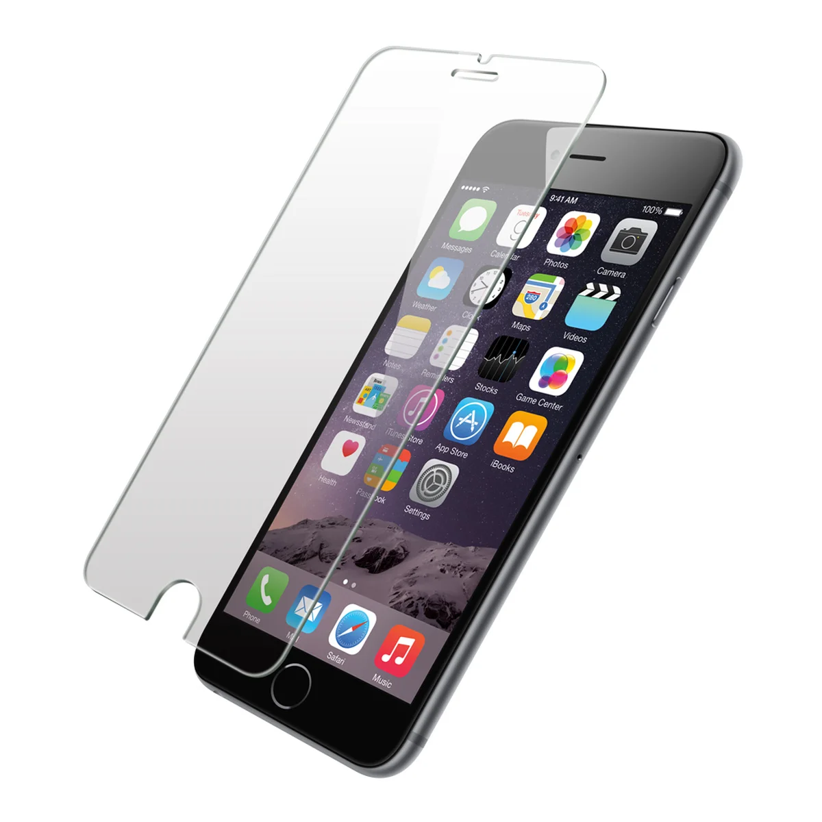 Прозрачное стекло ultrathin 0.2 mm REMAX PLUS для iPhone 6/6S