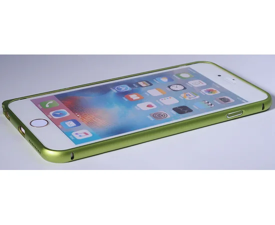 Алюмінієвий зелений бампер для iPhone 6 / 6S