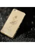 Чохол зі стразами "Лебідь" силіконовий для iPhone 6 Plus / 6S Plus золотий