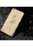 Чохол зі стразами "Лебідь" силіконовий для iPhone 6 Plus / 6S Plus золотий