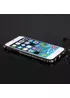 Алюмінієвий чорний бампер зі стразами для iPhone 6 / 6S