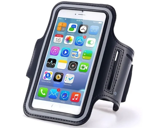 Спортивний чорний чохол на руку iArmband для iPhone 6 Plus / 6S Plus / 7 Plus / 8 Plus