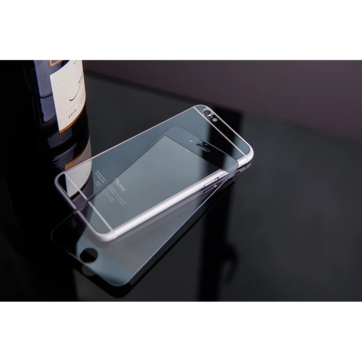 Переднее+заднее черное стекло для iPhone 6 Plus/6S Plus