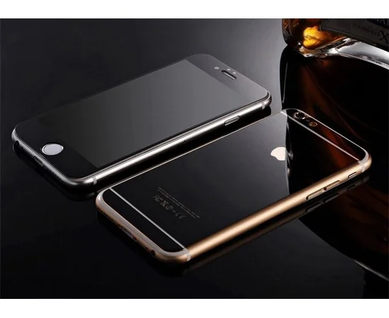 Переднее+заднее черное стекло для iPhone 6 Plus/6S Plus