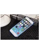 Алюминиевый ультратонкий синий бампер со стразами для iPhone 6/6S