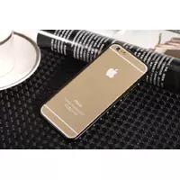 Алюмінієвий ультратонкий чорний бампер зі стразами для iPhone 6 / 6S