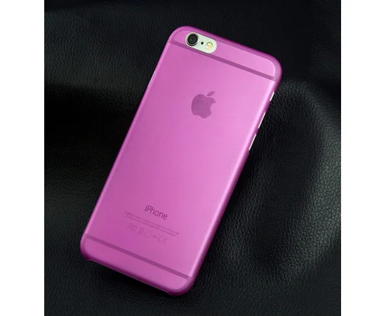 Ультратонкий чохол "Ultrathin 0.3mm" рожевий для iPhone 6 Plus / 6S Plus