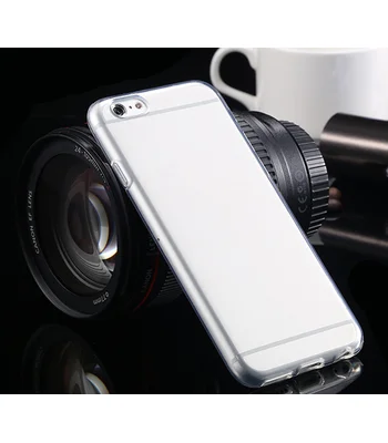Ультратонкий силіконовий чохол прозорий для iPhone 6 / 6S