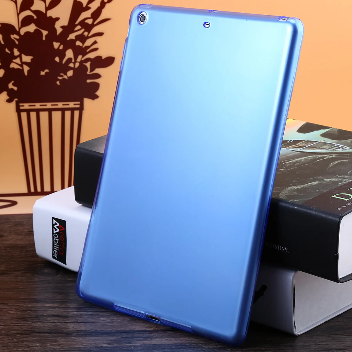 Синий силиконовый чехол для iPad Air