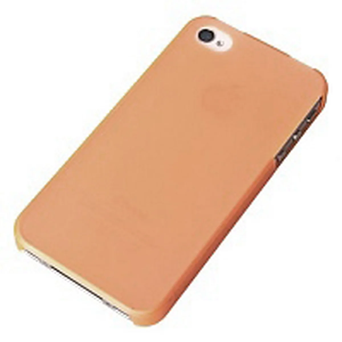 Ультратонкий чехол "Ultrathin 0.3mm" оранжевый для iPhone 4/4S