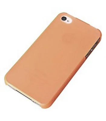 Ультратонкий чохол "Ultrathin 0.3mm" помаранчевий для iPhone 4 / 4S