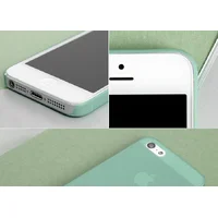 Ультратонкий чехол "Ultrathin 0.3mm" зеленый для iPhone 4/4S