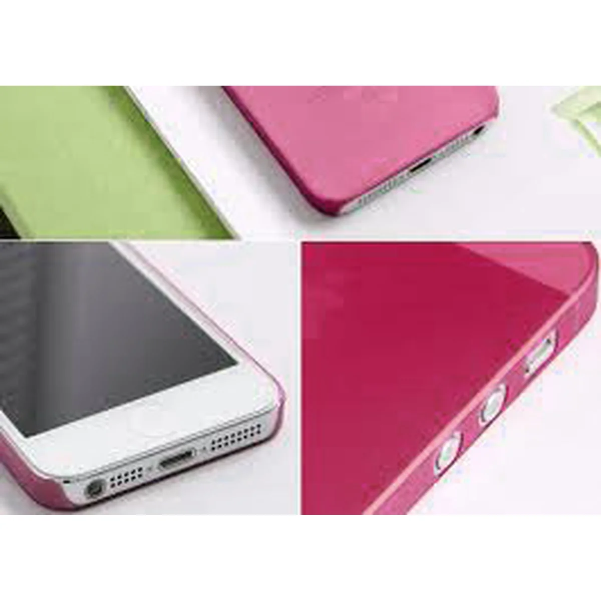 Ультратонкий чехол "Ultrathin 0.3mm" красный для iPhone 4/4S