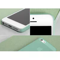 Ультратонкий чохол "Ultrathin 0.3mm" зелений для iPhone 4 / 4S