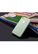 Ультратонкий чохол "Ultrathin 0.3mm" зелений для iPhone 4 / 4S
