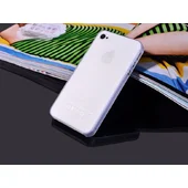 Ультратонкий чехол "Ultrathin 0.3mm" белый для iPhone 4/4S