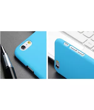 Чехол "Soft touch" пластиковый для iPhone 6 Plus/6S Plus бирюзовый