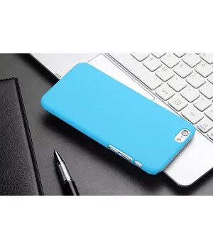 Чехол "Soft touch" пластиковый для iPhone 6 Plus/6S Plus бирюзовый