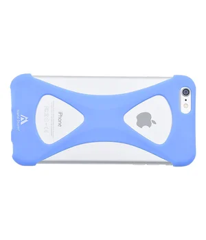 Силіконовий бампер soft touch "Metal Storm" блакитний для iPhone 6 Plus / 6S Plus