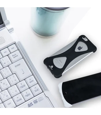 Силіконовий бампер soft touch "Metal Storm" блакитний для iPhone 6 Plus / 6S Plus