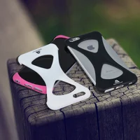 Силиконовый бампер soft touch "Metal Storm" белый для iPhone 6 Plus/6S Plus