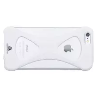 Силиконовый бампер soft touch "Metal Storm" белый для iPhone 6 Plus/6S Plus