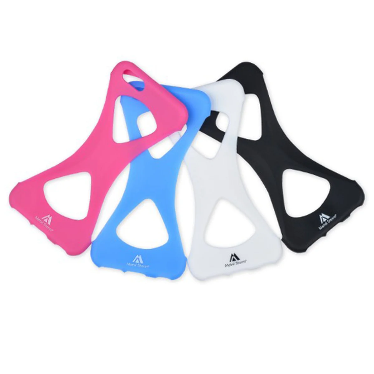 Силиконовый бампер soft touch "Metal Storm" белый для iPhone 6 Plus/6S Plus