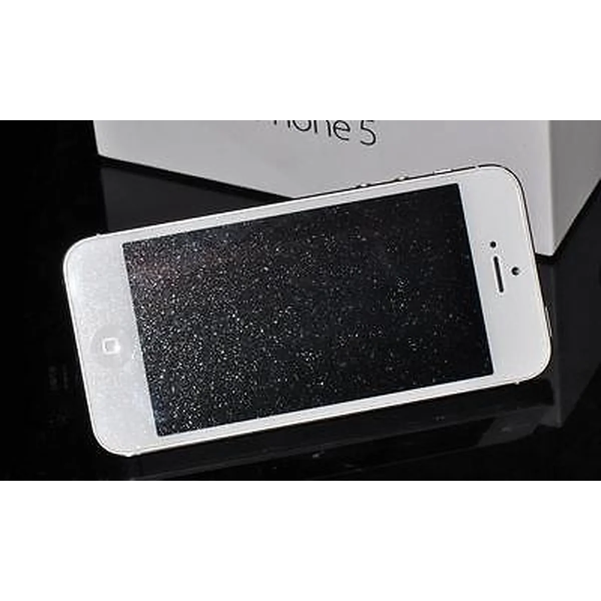 Комплект пленок (передняя+задняя часть) с блестками для iPhone 5/5S/SE