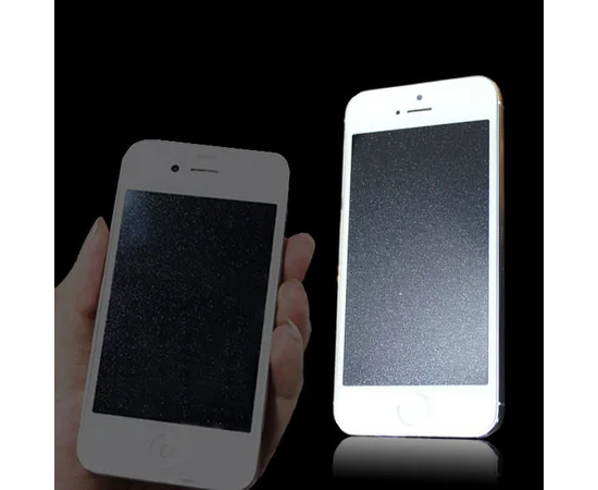 Комплект пленок (передняя+задняя часть) с блестками для iPhone 5/5S/SE